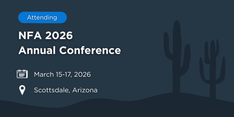 desert scene with graphic overlay that says "NFA 2026 Annual Conference"